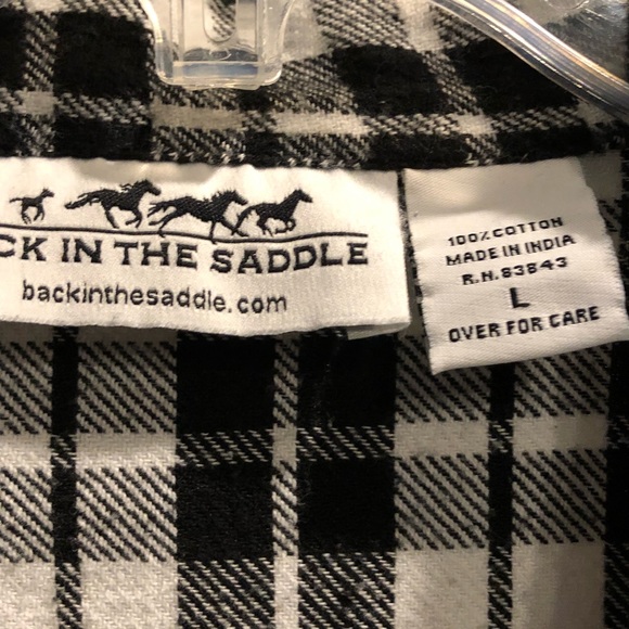 Cowgirl flannel nightshirt from Back in the Saddle! Awesome warmth! - Picture 3 of 6